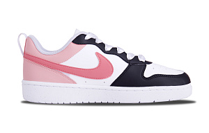 Nike Court Borough Anti-Slip And Wear-Resistant Breathable Low-Top Skateboard Shoes GS Black Pink 1 2760581