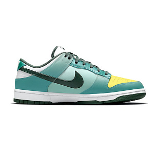 Nike Dunk Slip-Resistant Cushioning Wear-Resistant Low-Top Skateboard Shoes Unisex Yellow Green 1 2760770
