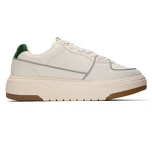 MLB Chunky Liner Slip-Resistant Cushioning Wear-Resistant Low-Top Skateboard Shoes Unisex Beige Green 1 2760818