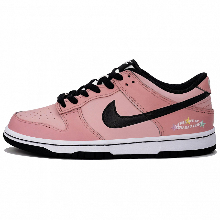 Nike Dunk Low-Top Skateboard Shoes Unisex Pink Black купить в интернет-магазине Yoocart с быстрой доставкой по России.