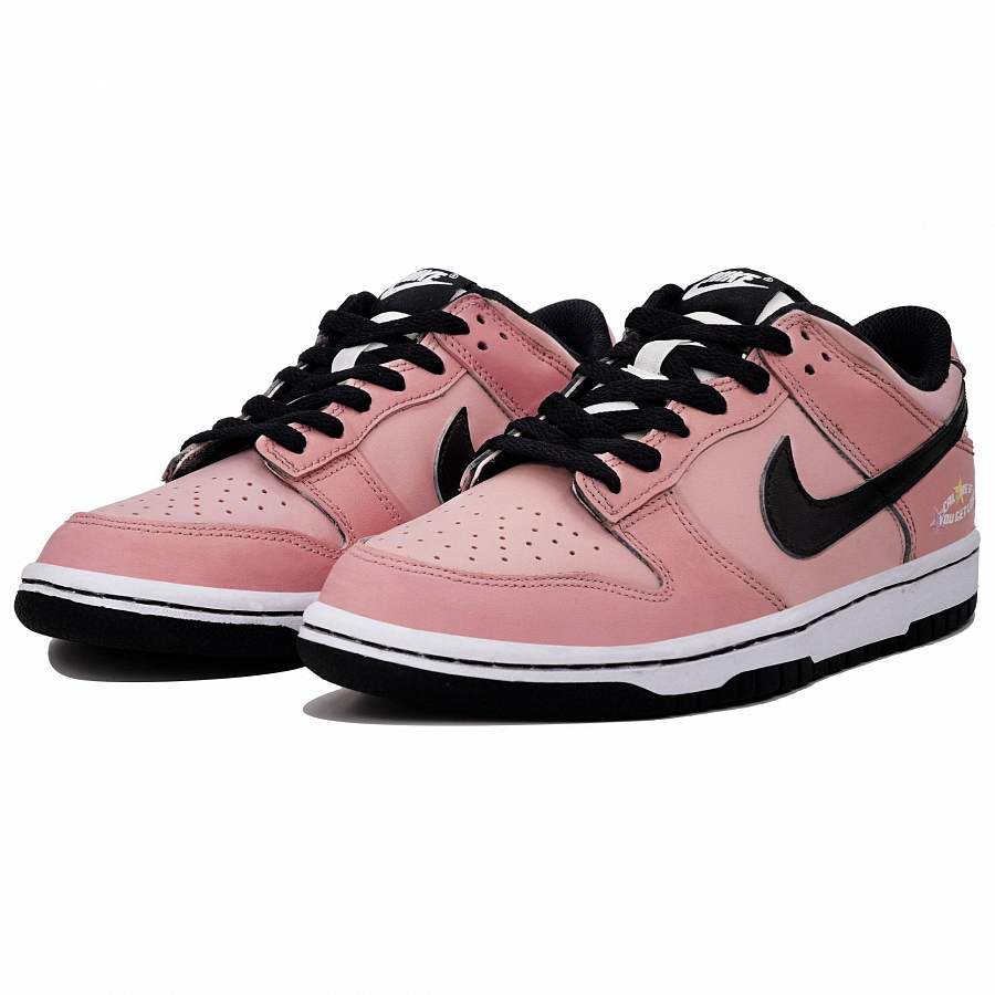 Nike Dunk Low-Top Skateboard Shoes Unisex Pink Black купить в интернет-магазине Yoocart с быстрой доставкой по России.