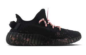 Adidas Originals Yeezy Boost 350 Low-Top Casual Shoes Unisex Black Pink 1 2760876