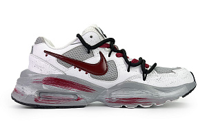Nike Air Max Fusion Anti-Slip Wear-Resistant Breathable Support Low-Top Running Shoes Women's Gray Red 1 2761082