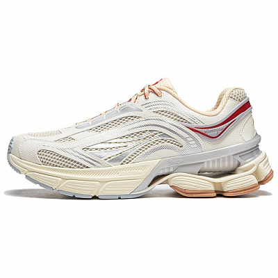 LiNing Aurora RENEW Slip Resistant Abrasion Resistant Support Height Increasing Low Top Casual Running Shoes Men's Ecru