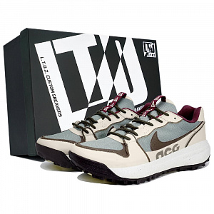 Nike ACG Lowcate ACG Lowcate LTDZ Macaron, Box Low top Outdoor Shoes Unisex Gray Green Coffee