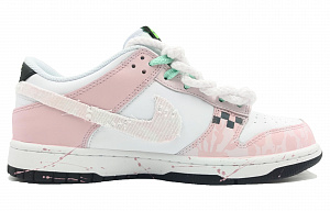 Nike Dunk Anti Slip Wear Resistant Low Top Skateboard Shoes GS Pink 1 2761406