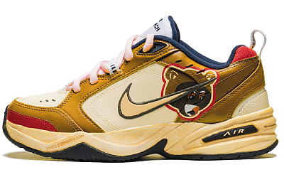 Nike Air Monarch 4 Wild Crane Y2K Vintage Running Shoes Low-Top Chunky Sneakers Unisex Brown