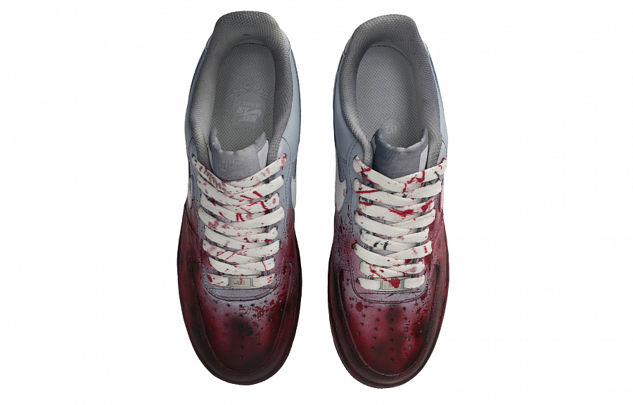 Nike Air Force 1 Skateboard Shoes Unisex Low-Top Red Gray White купить в интернет-магазине Yoocart с быстрой доставкой по России.