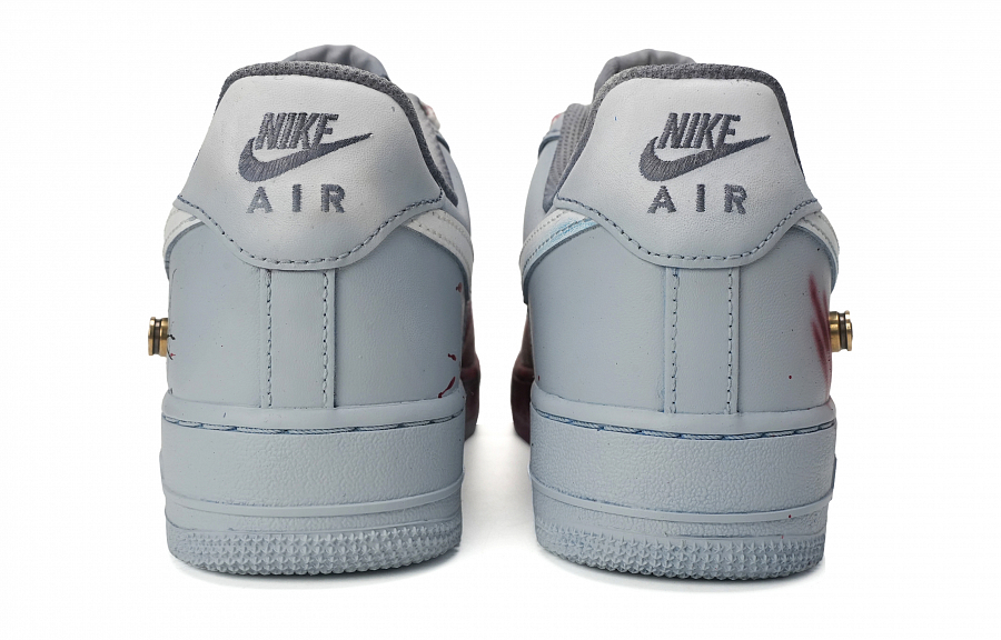 Nike Air Force 1 Skateboard Shoes Unisex Low-Top Red Gray White купить в интернет-магазине Yoocart с быстрой доставкой по России.