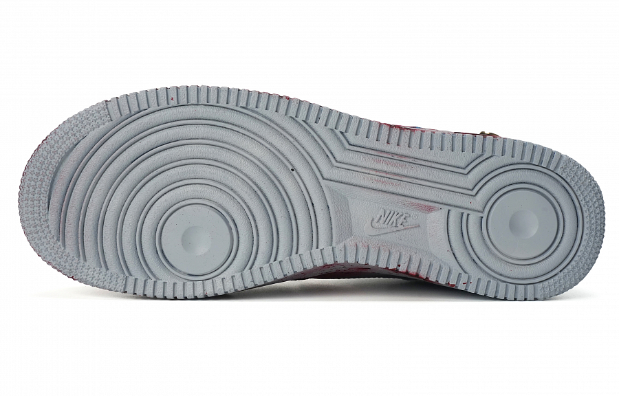 Nike Air Force 1 Skateboard Shoes Unisex Low-Top Red Gray White купить в интернет-магазине Yoocart с быстрой доставкой по России.