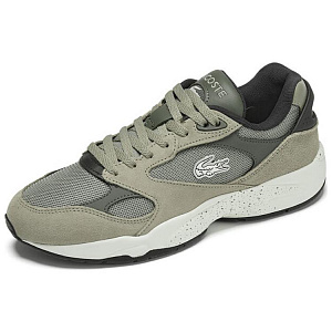 LACOSTE Slip-Resistant Low-Top Casual Shoes Men's Green 1 2761760