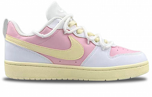 Nike Court Borough Coverage, Abrasion Resistant, Lightweight, And Breathable Low Top Skateboard Shoes GS Pink 1 2761813