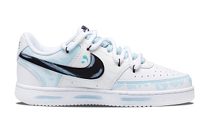 Nike Court Vision 1 Great Barrier Reef Slip Resistant Shock Absorbers Low Top Skateboard Shoes Men's Blue White 1 2761916