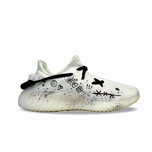 Adidas Originals Yeezy Boost 350 V2 Anti-Slip Wear-Resistant Low-Top Casual Shoes Unisex White 1 2761923