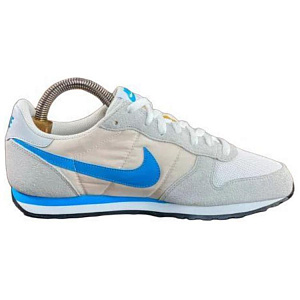 Nike Anti-Slip Wear-Resistant Low-Top Running Shoes Men's Gray White Blue 1 2763479