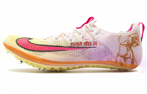 Nike Superfly Elite 2 Low-Top Sprint Running Shoes Unisex Yellow Purple 1 2763791