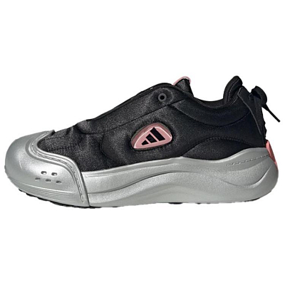 Adidas Anti-Slip Wear-Resistant Low-Top Casual Shoes Women's Black Silver