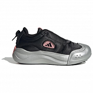 Adidas Anti-Slip Wear-Resistant Low-Top Casual Shoes Women's Black Silver 1 2763927