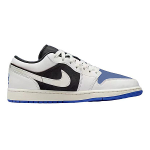 Jordan Air Jordan 1 Anti-Slip Wear-Resistant Low-Top Vintage Basketball Shoes Men's Black White 1 2763979