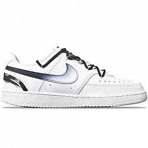 Nike Court Vision 1 Skateboard Shoes Men's Low top Black White 1 2764684
