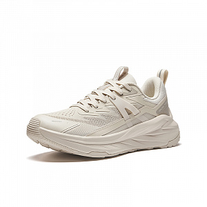 Anta Running Collection Non-slip Wear-resistant Shock Absorption Low-Top Casual Running Shoes Men's Ecru 1 2764802