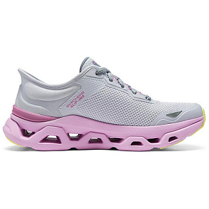 Skechers Glide Step Low Top Casual Shoes Women's Gray Purple 1 2764858