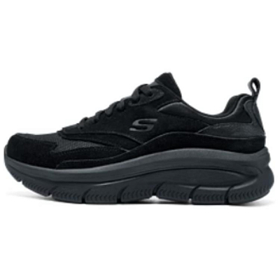Skechers Modern D'Lu Wear-resistant And Lightweight Low-Top Casual Shoes Women's Black