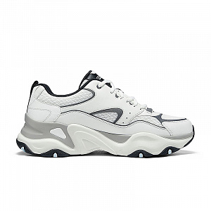 Skechers D'LITES 5.0 Low Top Chunky Sneakers Men's Gray White 1 2764998