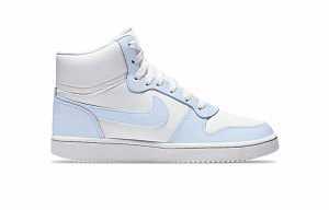 Nike EBERNON Anti Slip Wear Resistant Mid Top Skateboard Shoes Women's White 1 2765157