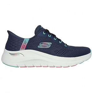Skechers ARCH FIT 2.0 Low Top Casual Shoes Women's Blue Green 1 2765244