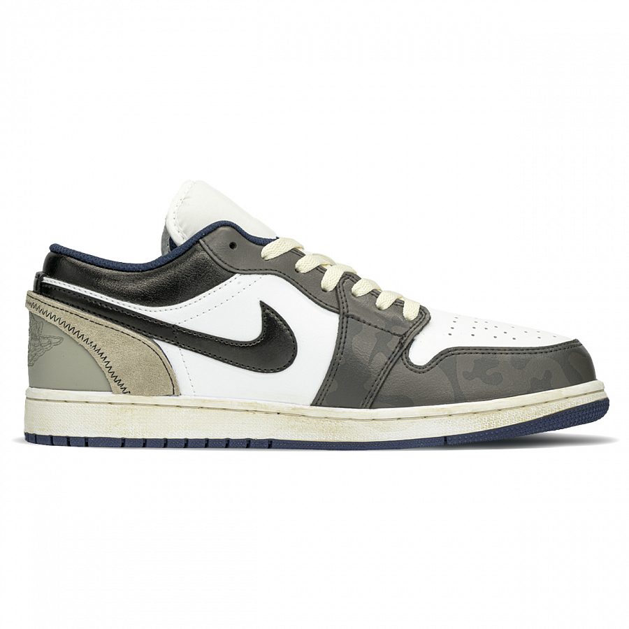 Jordan Air Jordan 1 Vintage Basketball Shoes Men Low Top Black/Brown купить в интернет-магазине Yoocart с быстрой доставкой по России.
