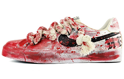 Nike Court Royale SuiXin Anti Slip Wear Resistant Low Top Skateboard Shoes Men's Red