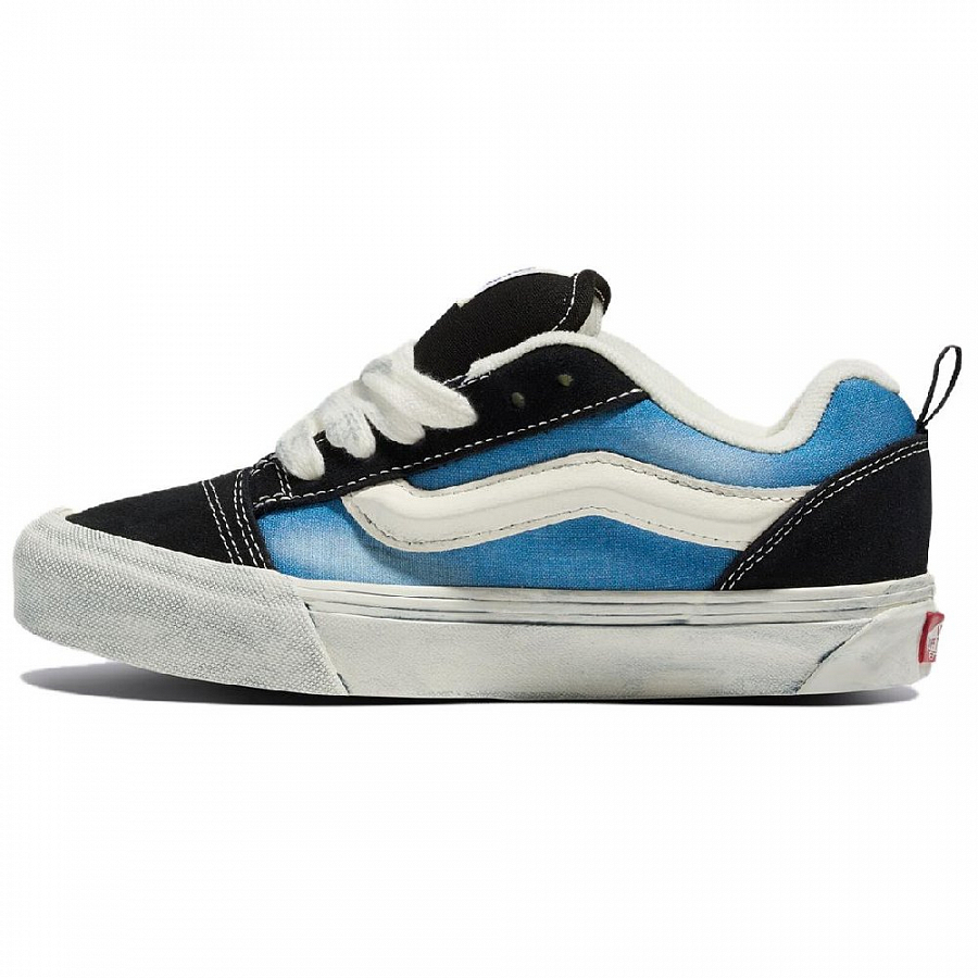 Vans Anti-Slip Wear-Resistant And Impact-Resistant Low-Top Skateboard Shoes Unisex Blue Black