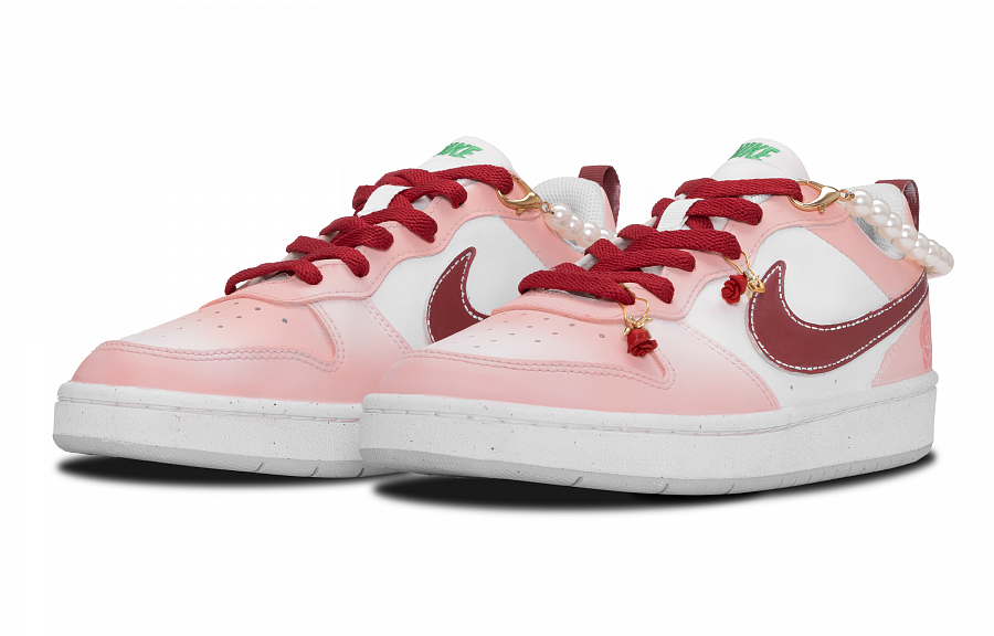 Nike Court Borough In The Name Of Rose Anti Slip Wear Resistant Low Top Skateboard Shoes GS Pink купить в интернет-магазине Yoocart с быстрой доставкой по России.