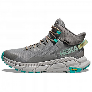 HOKA ONE ONE Trail Code GTX Anti Slip Wear Resistant Mid Top Outdoor Shoes Men's Gray