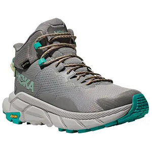 HOKA ONE ONE Trail Code GTX Anti Slip Wear Resistant Mid Top Outdoor Shoes Men's Gray 1 2767773
