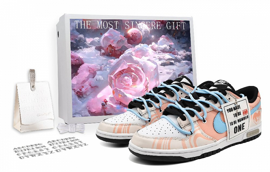 Nike Dunk Skateboard Shoes Women's Low-Top Orange/Black/White купить в интернет-магазине Yoocart с быстрой доставкой по России.