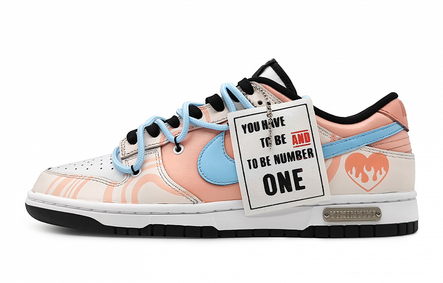 Nike Dunk Skateboard Shoes Women's Low-Top Orange/Black/White купить в интернет-магазине Yoocart с быстрой доставкой по России.