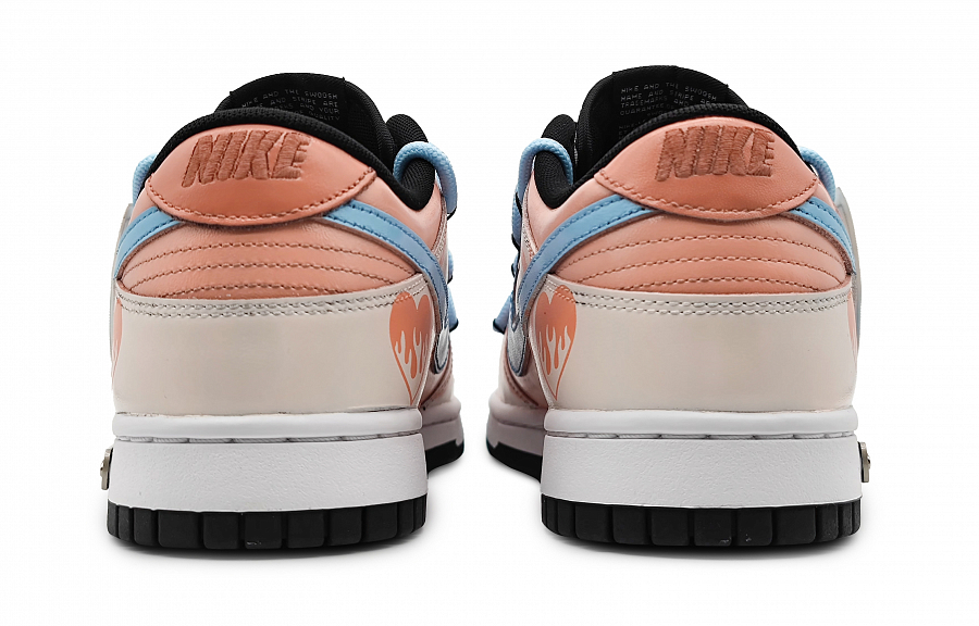 Nike Dunk Skateboard Shoes Women's Low-Top Orange/Black/White купить в интернет-магазине Yoocart с быстрой доставкой по России.