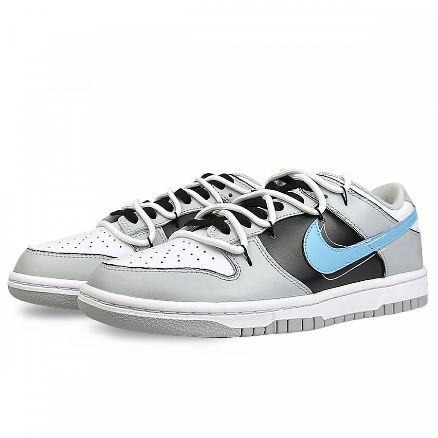 Nike Anti-Slip And Wear-Resistant Lightweight Low-Top Skateboard Shoes Men's Gray Black Blue купить в интернет-магазине Yoocart с быстрой доставкой по России.