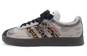Adidas Neo VL Court 2.0 Anti-Slip Wear-Resistant Low-Top Skateboard Shoes Unisex Gray Black Yellow 1 2768584