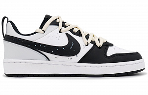 Nike Court Borough Dots Lightweight Anti Slip Low Top Skateboard Shoes GS Gray Black 1 2768851