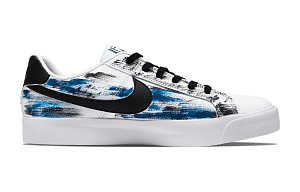 Nike Court Royale Night Rider Slip-Resistant Low-Top Skateboard Shoes Unisex Black Blue 1 2768918