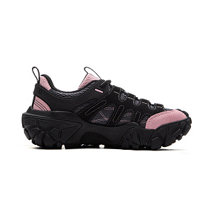 LiNing Dunes Cushioning Anti-Slip Wear-Resistant Breathable Height Increasing Low-Top Casual Shoes Women's Black Pink 1 2768984