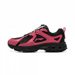 LiNing Support 2.0 Trail V2 Anti Slip Wear Resistant Low Top Sprint Running Shoes Women's Black Pink