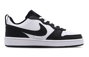 Nike Court Borough Ink Wash Pine And Crane Non-slip Lightweight Low-Top Skateboard Shoes GS Black White 1 2769075