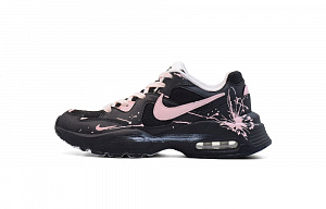 Nike Air Max Fusion Slip-Resistant Low-Top Running Shoes Women's Black Pink