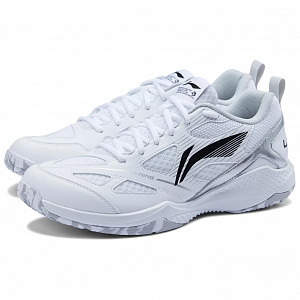 LiNing Anti-Slip Wear-Resistant Low-Top Badminton Shoes Unisex Standard White Black 1 2769582