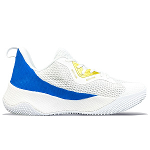Under Armour Curry Splash 3 Slip Resistant Low Top Basketball Shoes Men's White Yellow 1 2769619