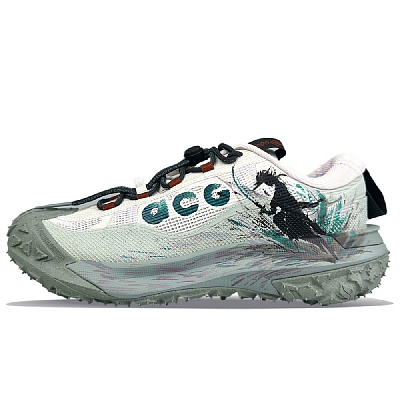 Nike ACG Mountain Fly Durable Breathable Low-Top Outdoor Shoes Unisex White Green